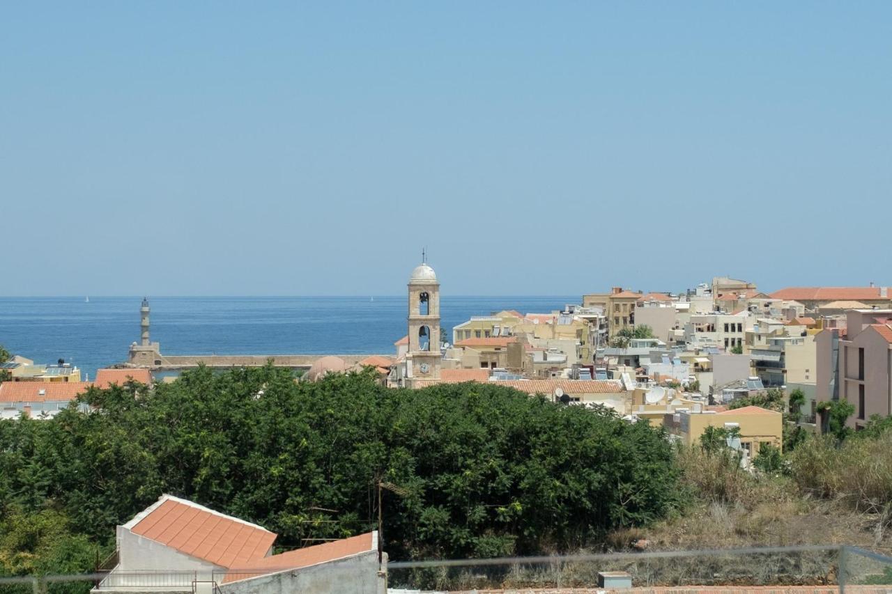 Sky-High 70Sqm Penthouse W. Stunning Views - 05 Διαμέρισμα Χανιά Εξωτερικό φωτογραφία