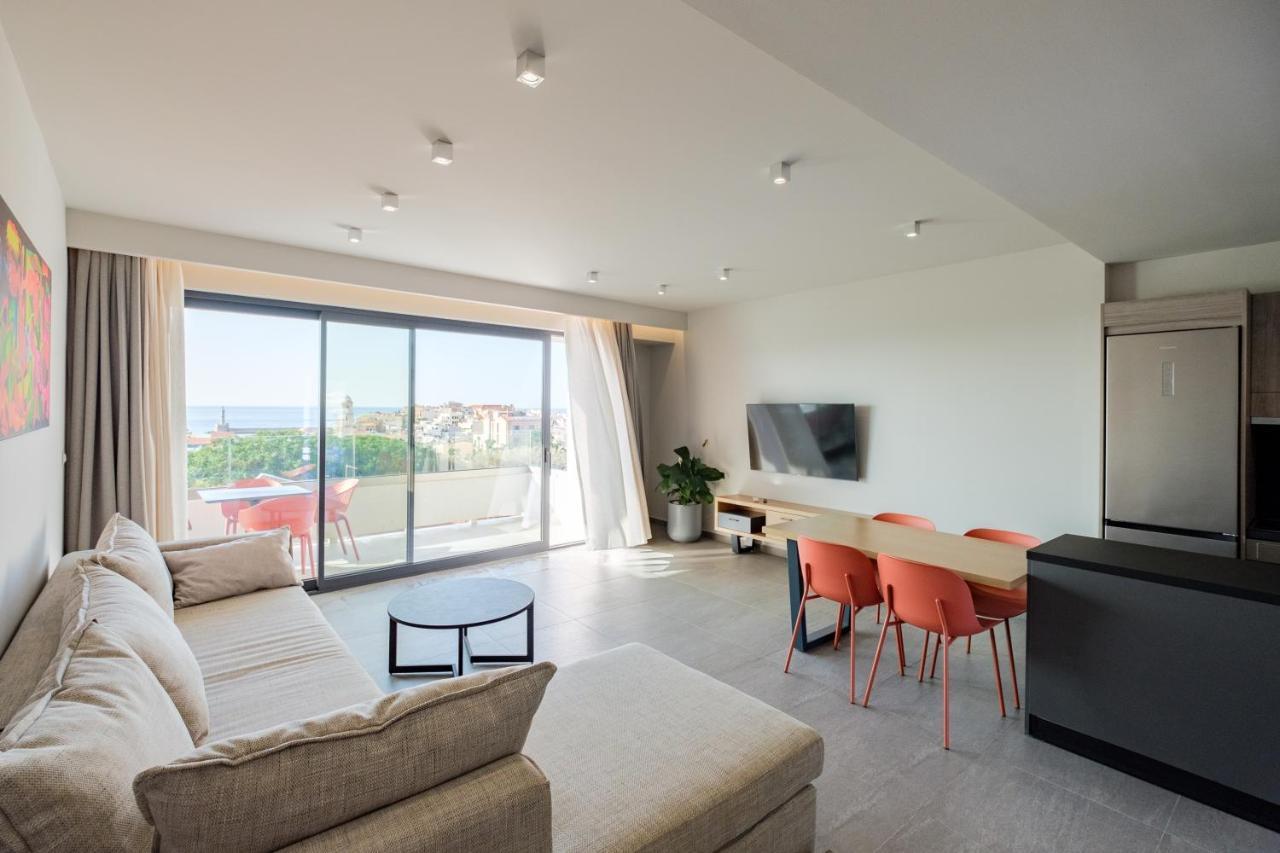 Sky-High 70Sqm Penthouse W. Stunning Views - 05 Διαμέρισμα Χανιά Εξωτερικό φωτογραφία