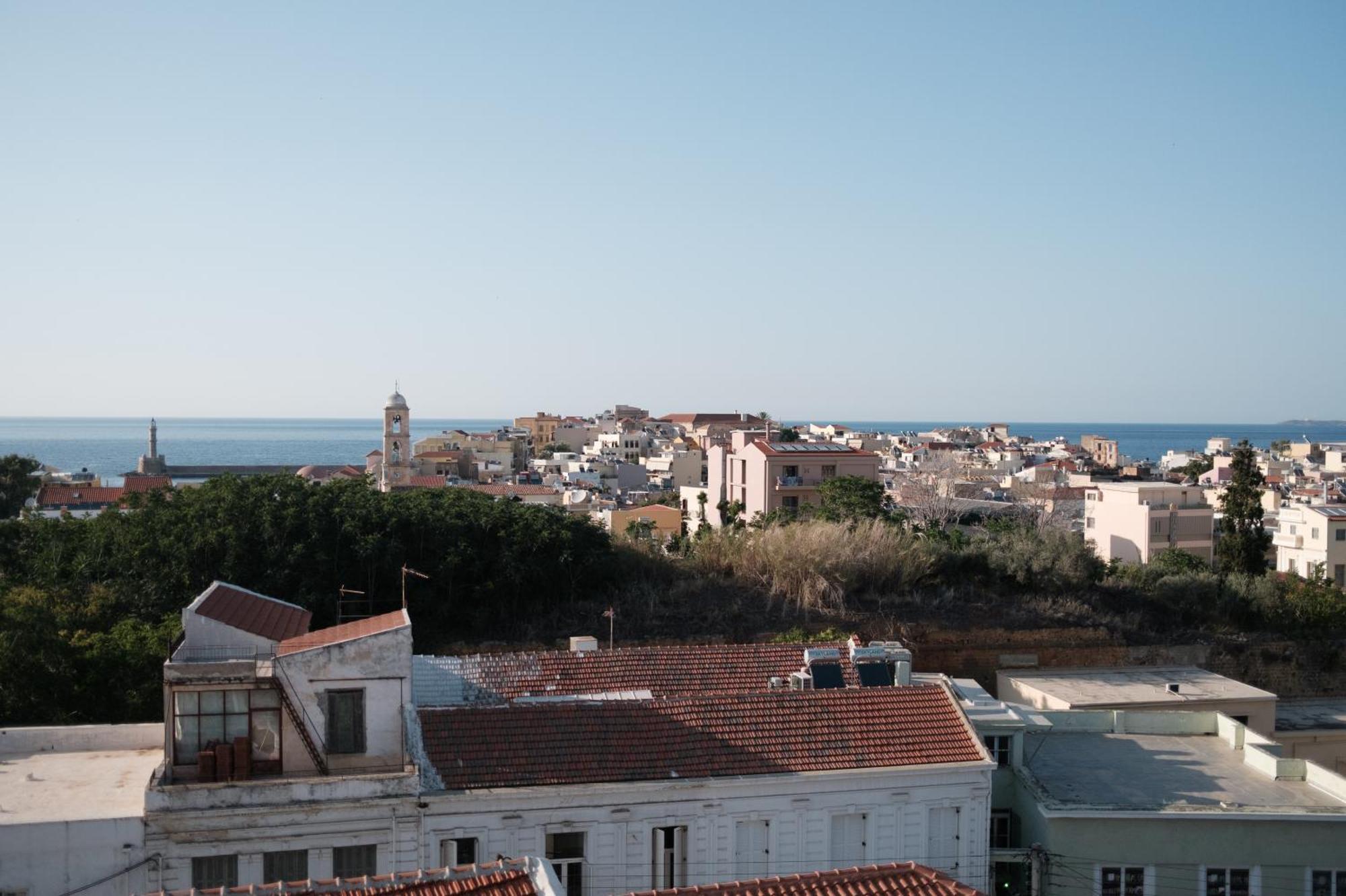 Sky-High 70Sqm Penthouse W. Stunning Views - 05 Διαμέρισμα Χανιά Εξωτερικό φωτογραφία