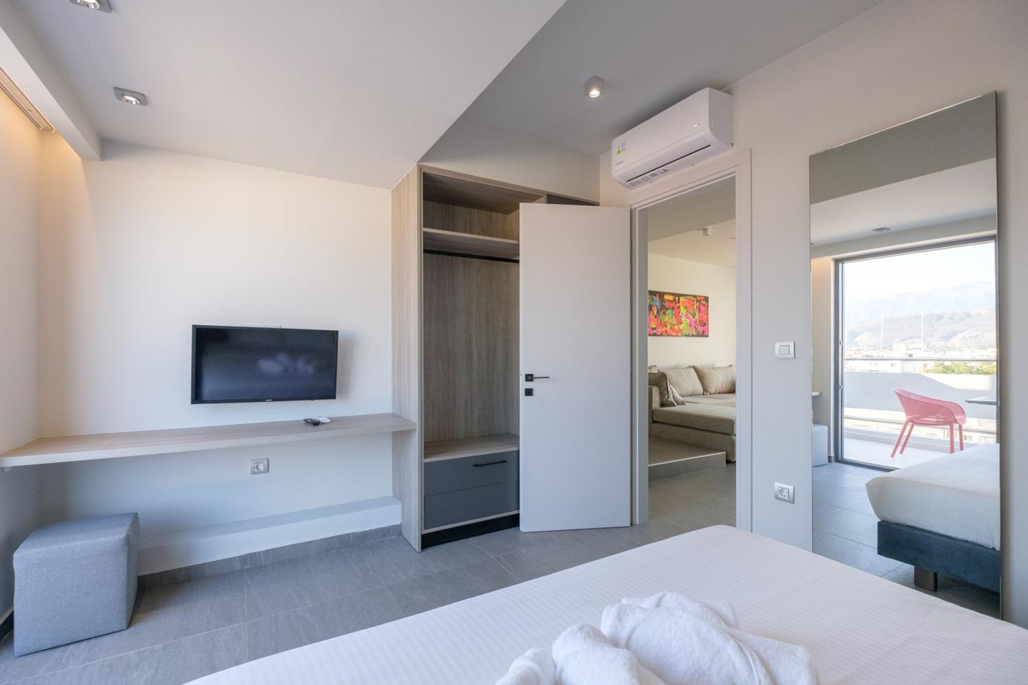 Sky-High 70Sqm Penthouse W. Stunning Views - 05 Διαμέρισμα Χανιά Εξωτερικό φωτογραφία